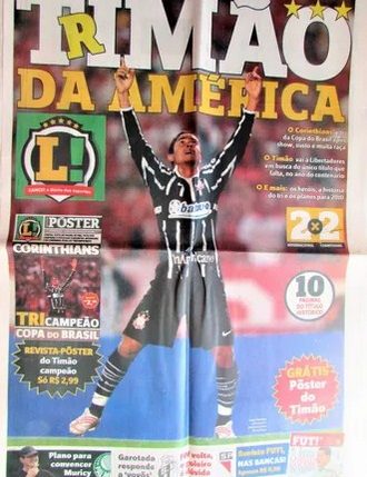 Jornal Lance Edição Corinthians Campeão Mundial 2000, Livro Lance Usado  75661656