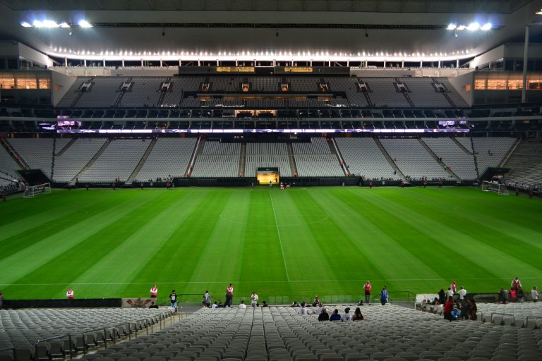 Foto: Arena Corinthians vazia
Créditos: Marcelo Alexandre Becker/Central do Timão