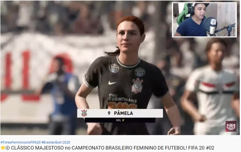 Editor desenvolve atualização de FIFA 20 do Brasileiro Feminino