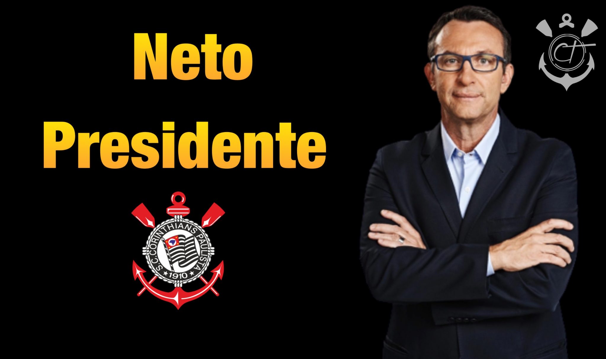 Neto revela que vai concorrer à presidência do Corinthians em 2023