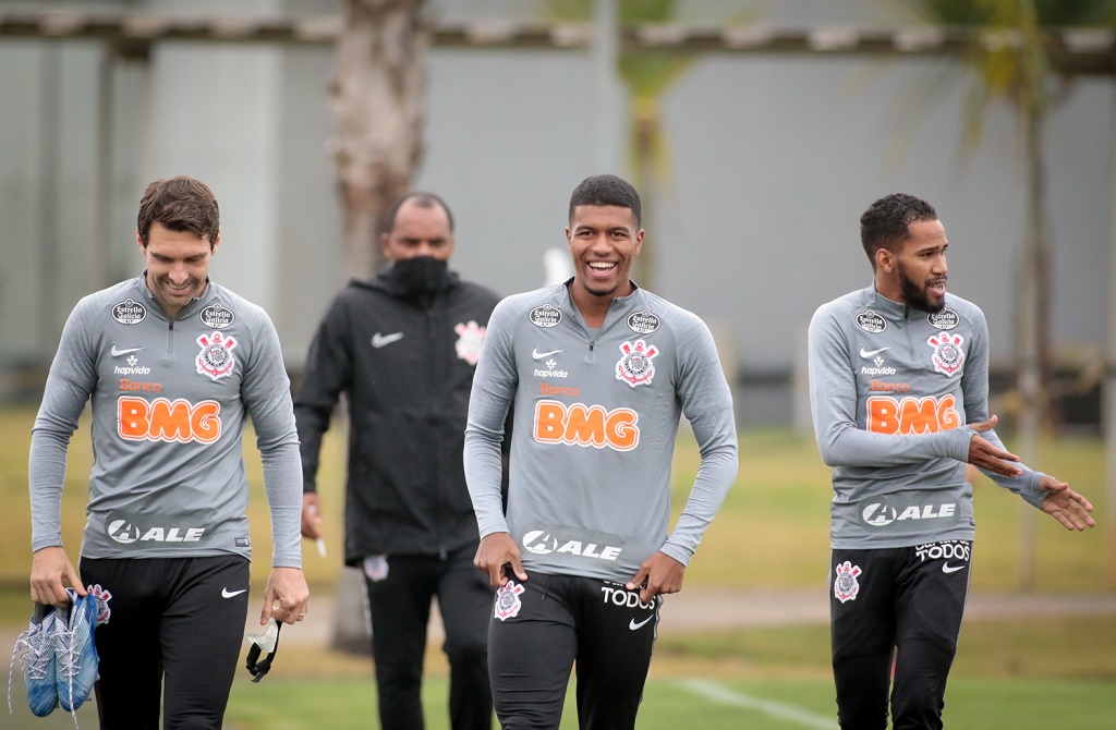 Boselli Léo Natel Everaldo - Foto: Rodrigo Coca/Agência Corinthians - central do timão