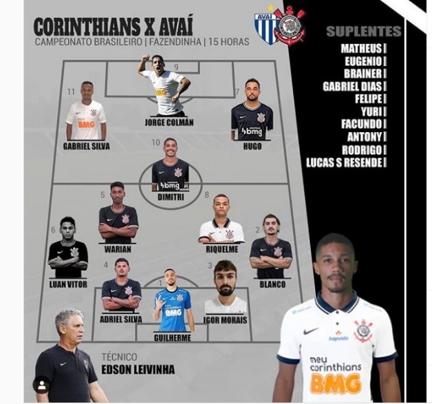 Timao De Aspirantes Escalado Para Jogo Do Brasileirao As 15h Veja Link Para Assistir Central Do Timao Noticias Do Corinthians