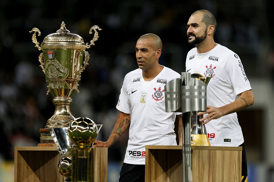 SÃO PAULO, SP - 03.05.2018: CORINTHIANS X INDEPENDIENTE - Emerson Sheik is  expelled during a match between Corinthians and Club Atlético Independiente  (Argentina), valid for the fourth round of group G of