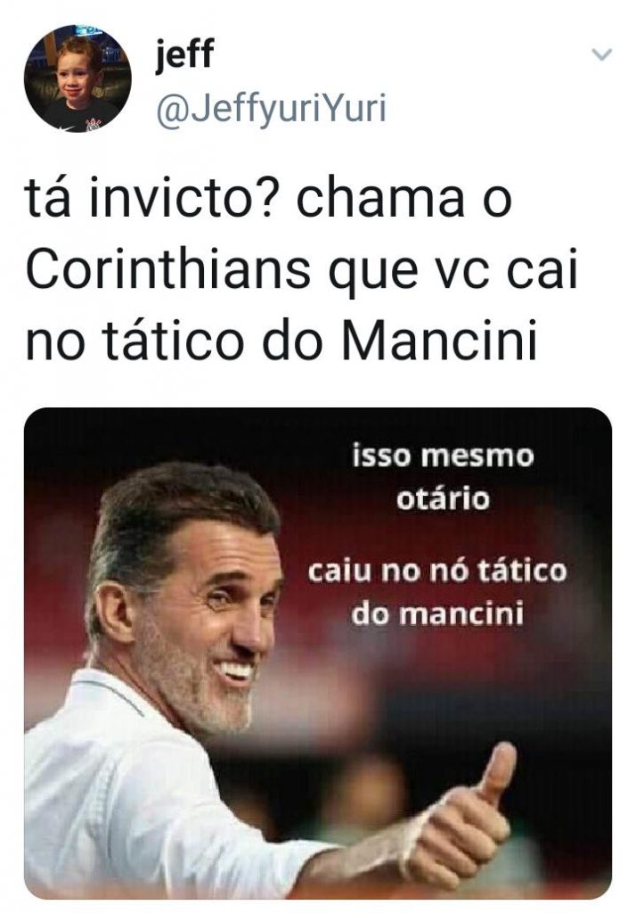 Torcida cria memes de Vagner Mancini para comemorar vitória do