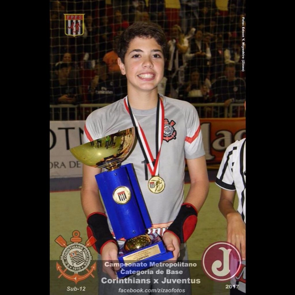 Felipe Longo na época do Corinthians Futsal // Foto Reprodução Instagram