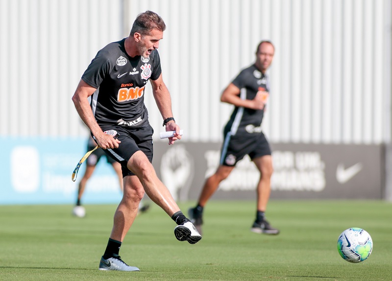 Vagner Mancini em atividade no CT Joaquim Grava - Foto Rodrigo Coca Ag Corinthians