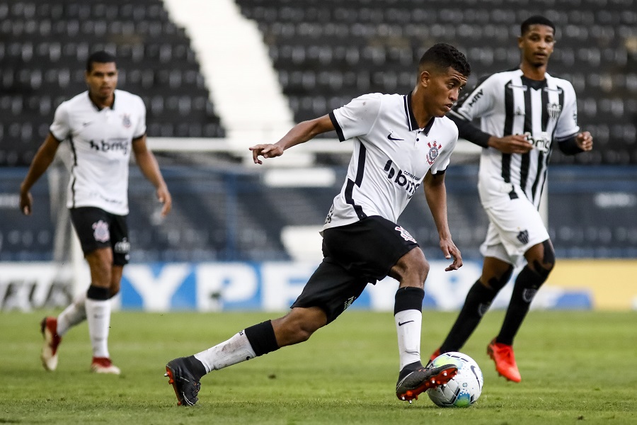 Júlio Henrique - Partida entre Corinthians x Atlético-MG, realizado esta tarde no Parque São Jorge, jogo valido pela semi final do Campeonato Brasileiro SUB-20 2020. 07/01/2021. Foto: ©Rodrigo Gazzanel / Ag. Corinthians