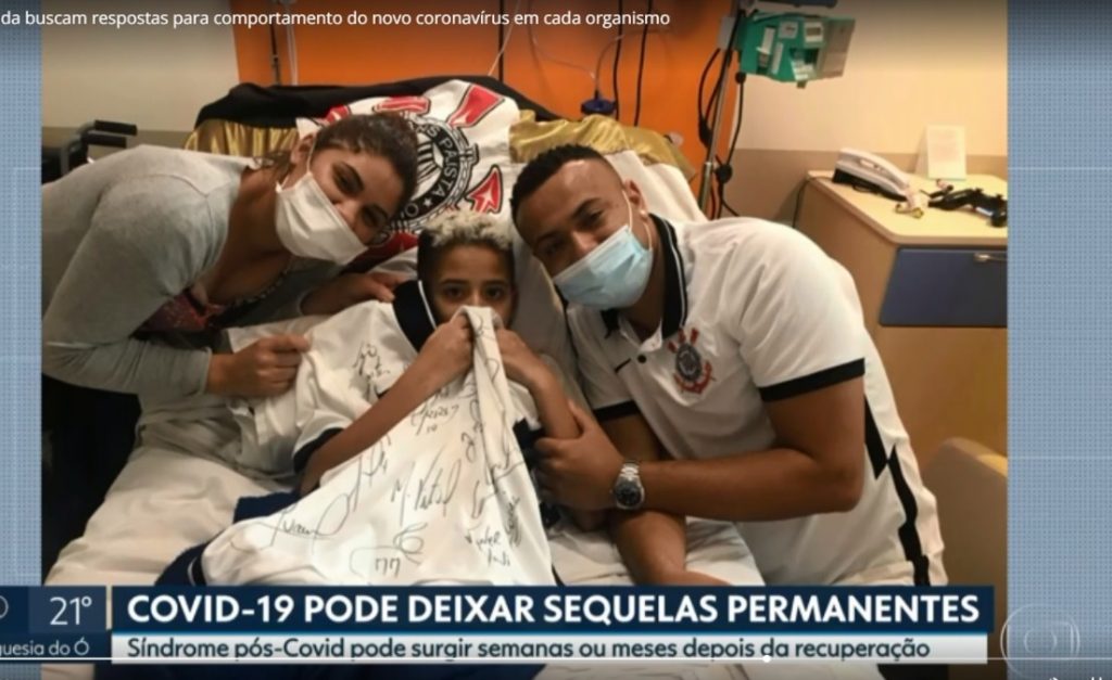 O garoto Arthur ainda no hospital com seus pais. Foto: Reprodução vídeo G1
capa