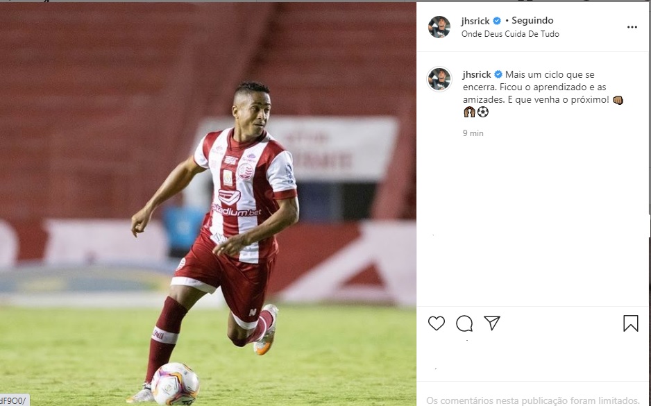 FotoReprodução Instagram Jorge Henrique
