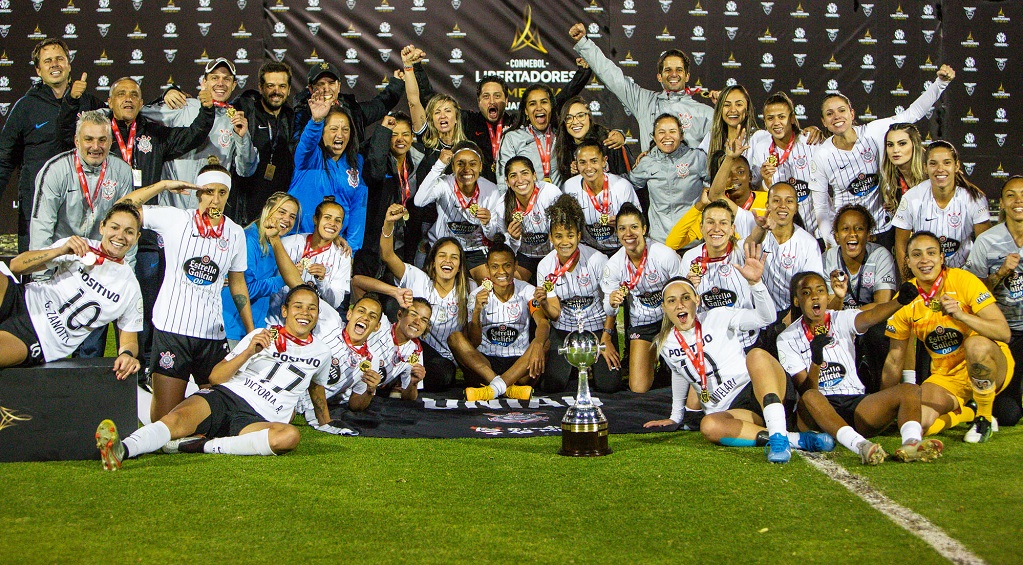 capa corinthians campeão libertadores feminina 2019 Foto: Bruno Teixeira Agência Corinthians
