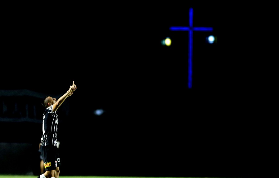  Gustavo Mantuan comemora seu gol contra o Vasco da Gama pela 18ª rodada do Campeonato Brasileiro 2020. Foto: Rodrigo Coca/Agência Corinthians
