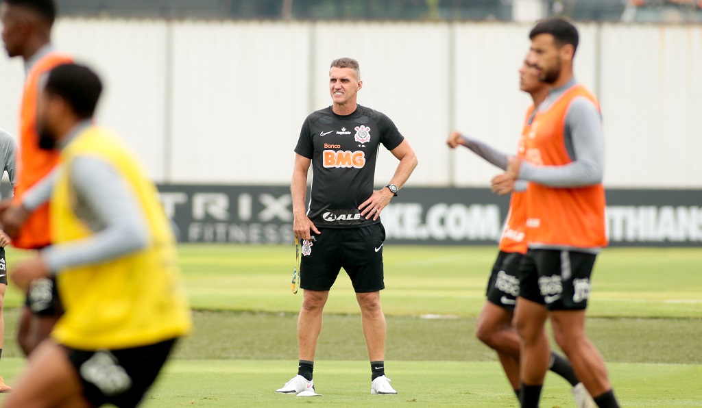 Vagner Mancini encerra a preparação do Corinthians para o jogo contra o Flamengo neste sábado (Foto: Rodrigo Coca/Agência Corinthians)