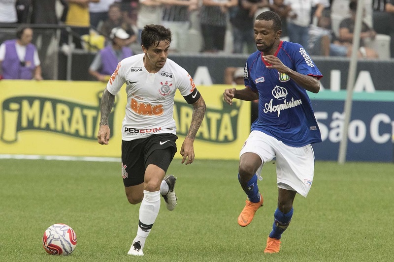 durante o jogo Corinthians/SP x Sao Caetano/SP, realizado esta tarde na Arena Corinthians, 1a. rodada do Campeonato Paulista 2019. Juiz: Flavio Rodrigues de Souza - Sao Paulo/SP - Brasil - 20/01/2019. Foto: © Daniel Augusto Jr. / Ag. Corinthians