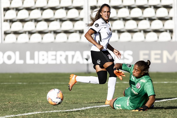 Partida entre Corinthians X Universitario-PER, realizado esta tarde no estadio Deportivo Moron, jogo valido pela 2a. rodada da Copa Libertadores da America Feminino 2020.  - Buenos Aires / BA / Argentina - 08/03/2021. Foto: ©Rodrigo Gazzanel / Ag. Corinthians