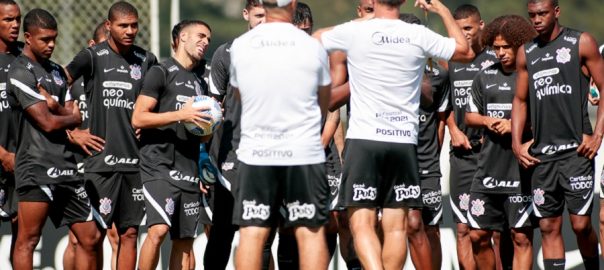 Sem previsão de jogos, Mancini aproveita para ajustar a equipe. Créditos Rodrigo Coca Ag Corinthians