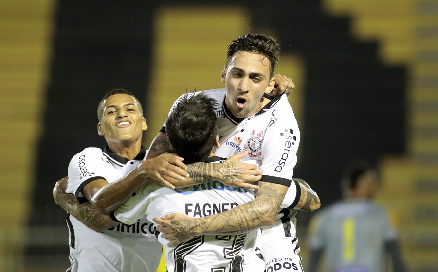 Gustavo Mosquito comemora seu gol contra o Mirassol. Foto: Rodrigo Coca /AgCorinthians