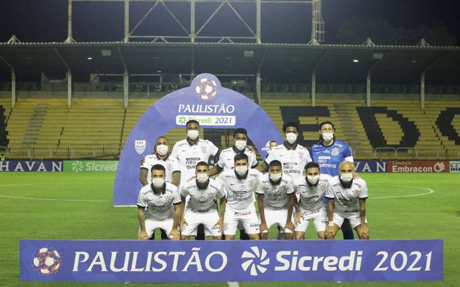 Corinthians antes da última partida pelo Paulista 2021 contra o Mirassol. Foto Rodrigo Coca AgCorinthians
