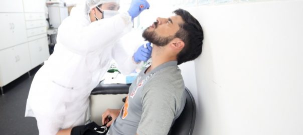 Bruno Méndez, do Corinthians, passa por teste para Covid-19. Foto: Rodrigo Coca AgCorinthians