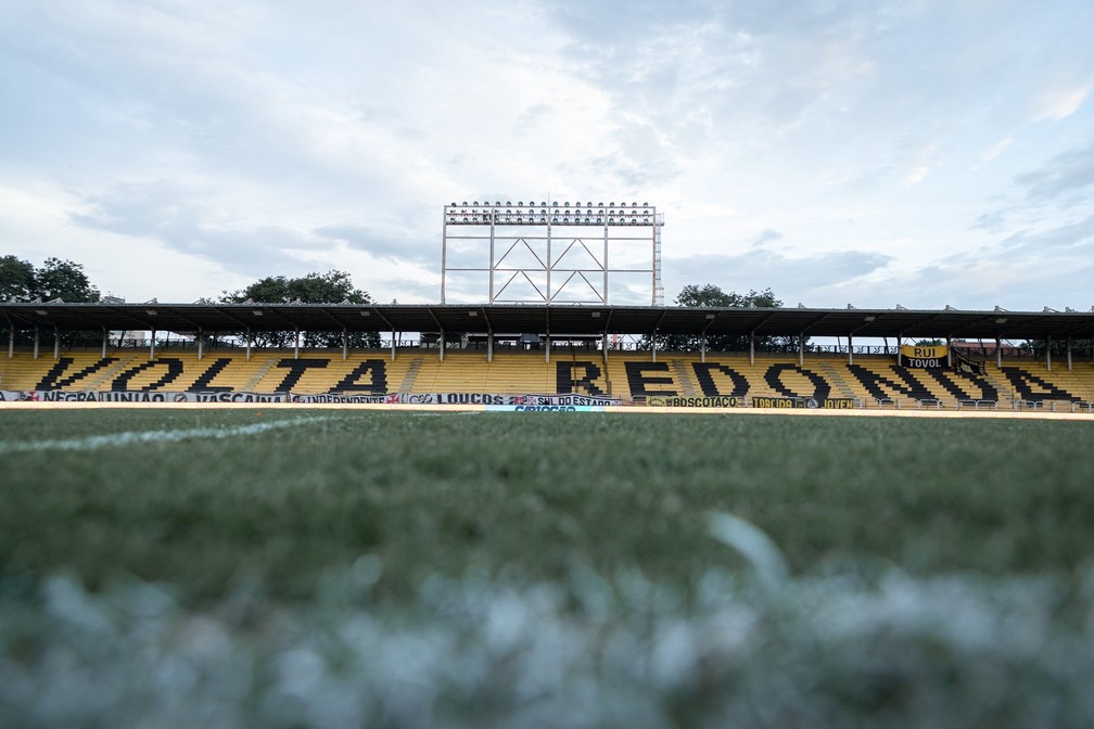 Estádio Raulino de Oliveira, do Volta Redonda — Foto: Caíque Coufal / VRFC
