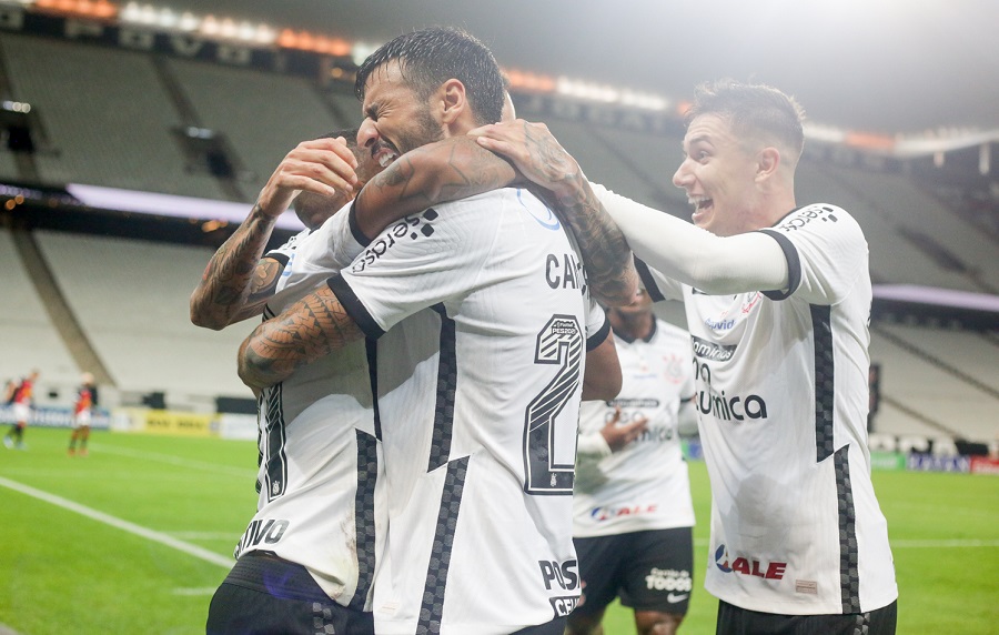 O Corinthians venceu o Ituano por 2x0 com gols de Otero e Jô. Foto Rodrigo Coca AgCorinthians