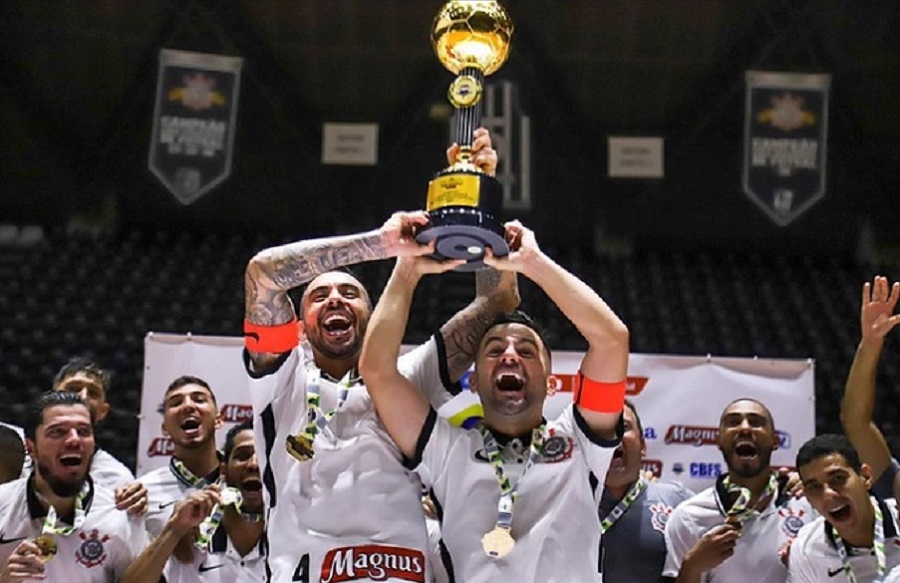 Corinthians campeão da Supercopa Magnus de Futsal 2020. Foto Yuri Gomes
