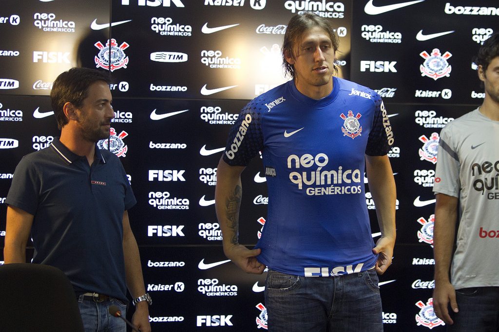 Apresentação de Cássio no Corinthians. Foto: © Daniel Augusto Jr. / Ag. Corinthians