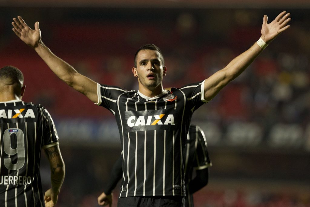 Renato Augusto comemora gol contra o São Paulo. Foto: © Daniel Augusto Jr. / Ag. Corinthians