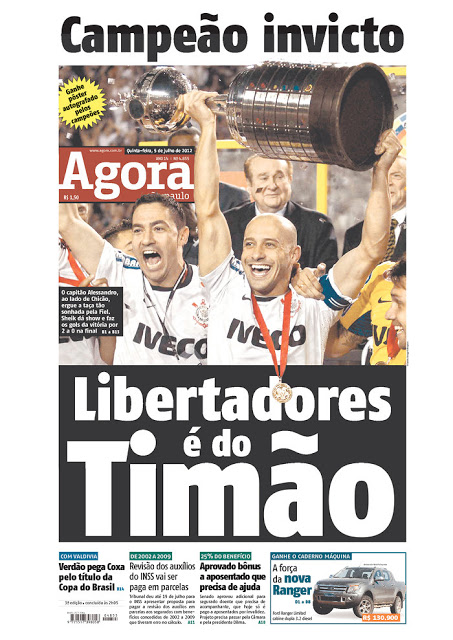 Capa Jornal Agora. Foto: reprodução/blog Flavio Filho