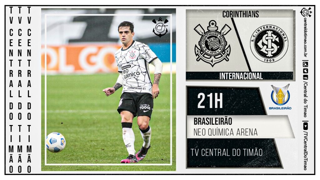 Corinthians x Internacional: onde assistir ao jogo pelo Brasileirão