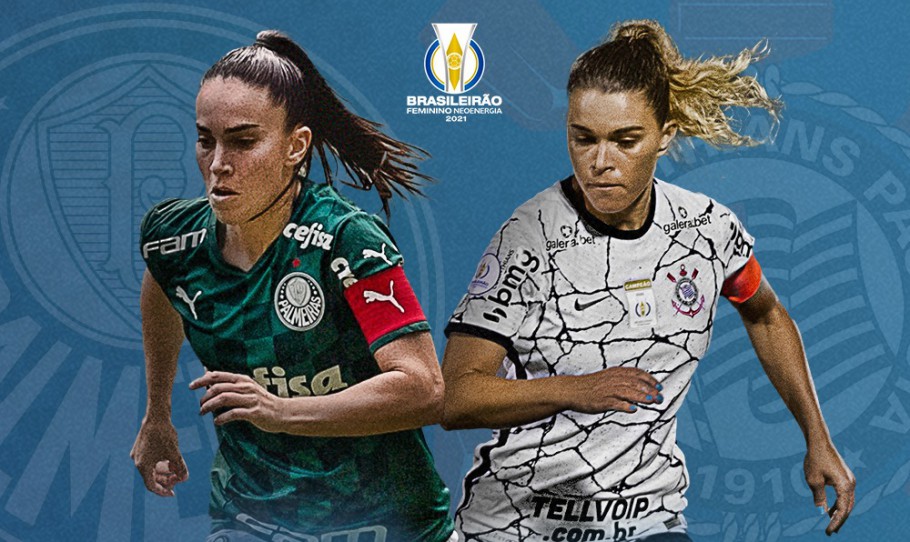 Finais do Brasileiro Feminino entre Corinthians e Palmeiras vão