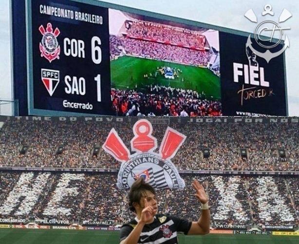 Memes da goleada do Corinthians sobre o São Paulo por 6 a 1