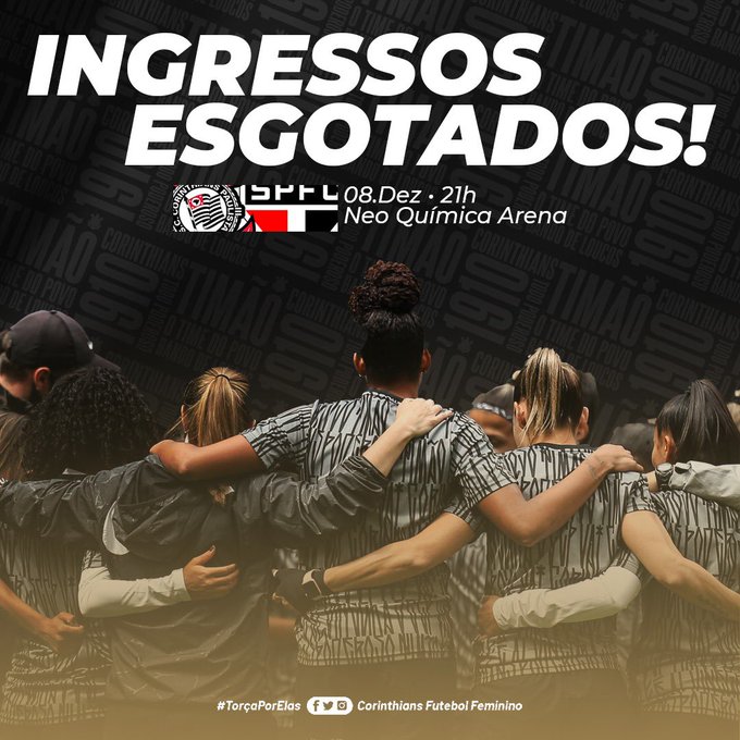 Corinthians anuncia entrada gratuita para jogo contra o São José pelo Paulista  Feminino