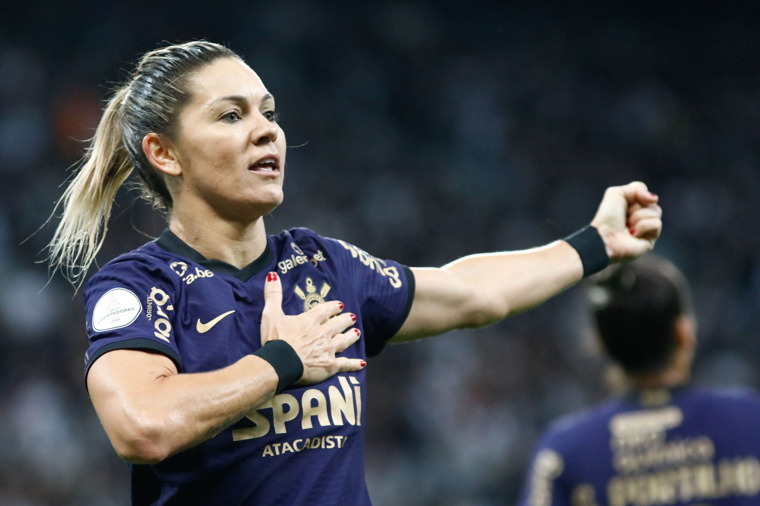 Gabi Zanotti (#10 Corinthians) during the Campeonato Paulista Feminino  football match between Sao Jose EC and Cotrinthians that took place at the  Estadio Martins Pereira. (6257) Credit: SPP Sport Press Photo. /Alamy