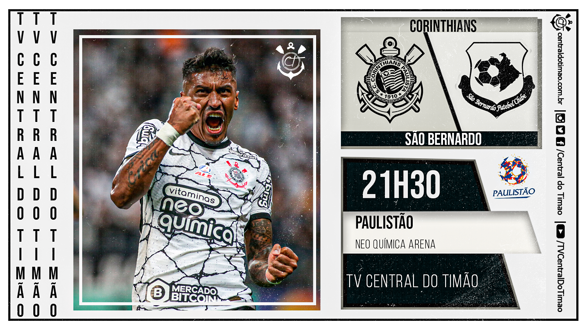 Corinthians x São Bernardo: veja onde assistir, escalações, desfalques e  arbitragem, campeonato paulista