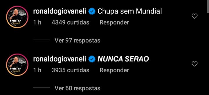 Neto provoca Palmeiras após derrota no Mundial: 'Nunca serão?