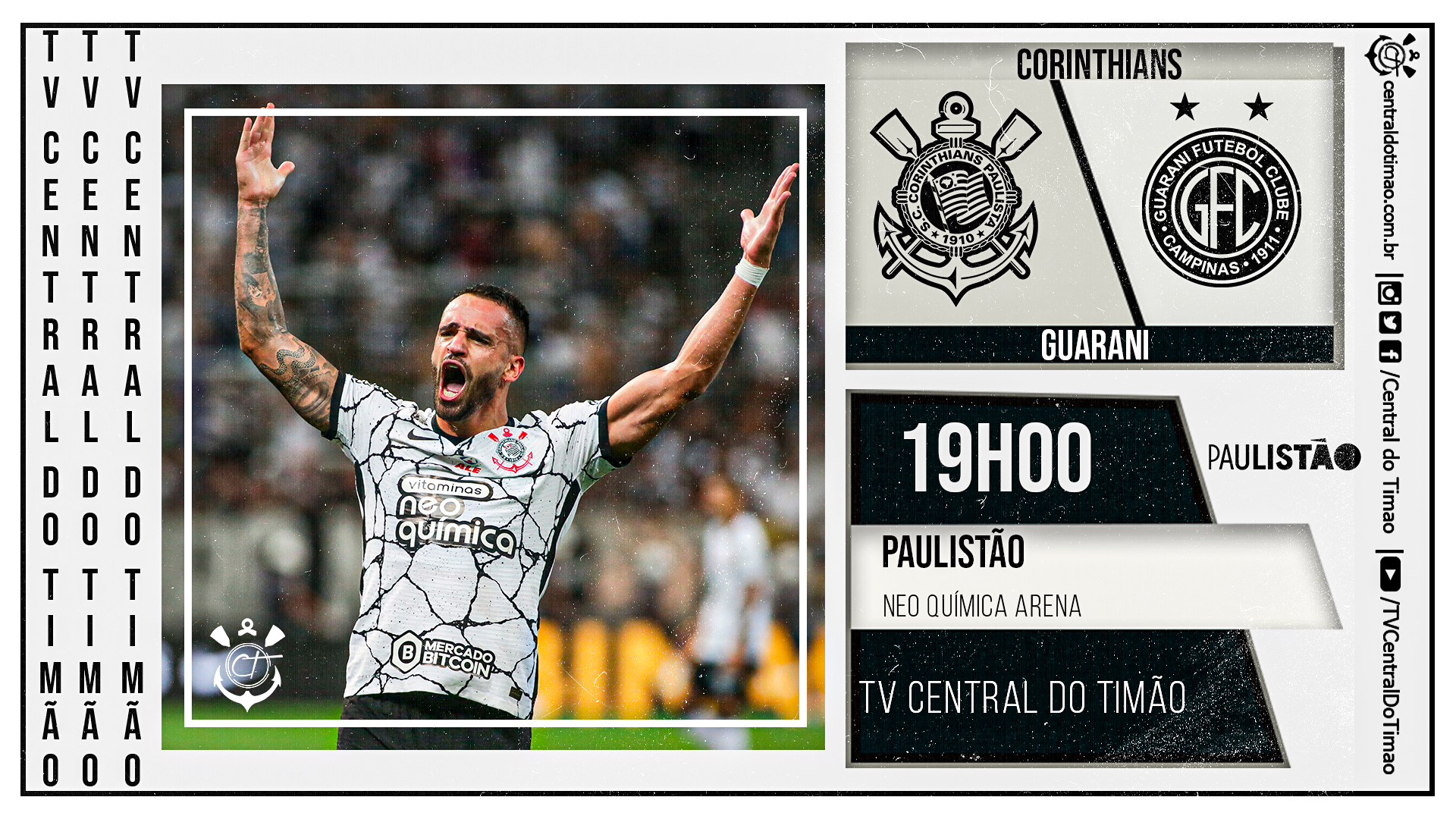 Corinthians x Guarani ao vivo: assista online no  ao jogo pelas  quartas de final do Paulistão