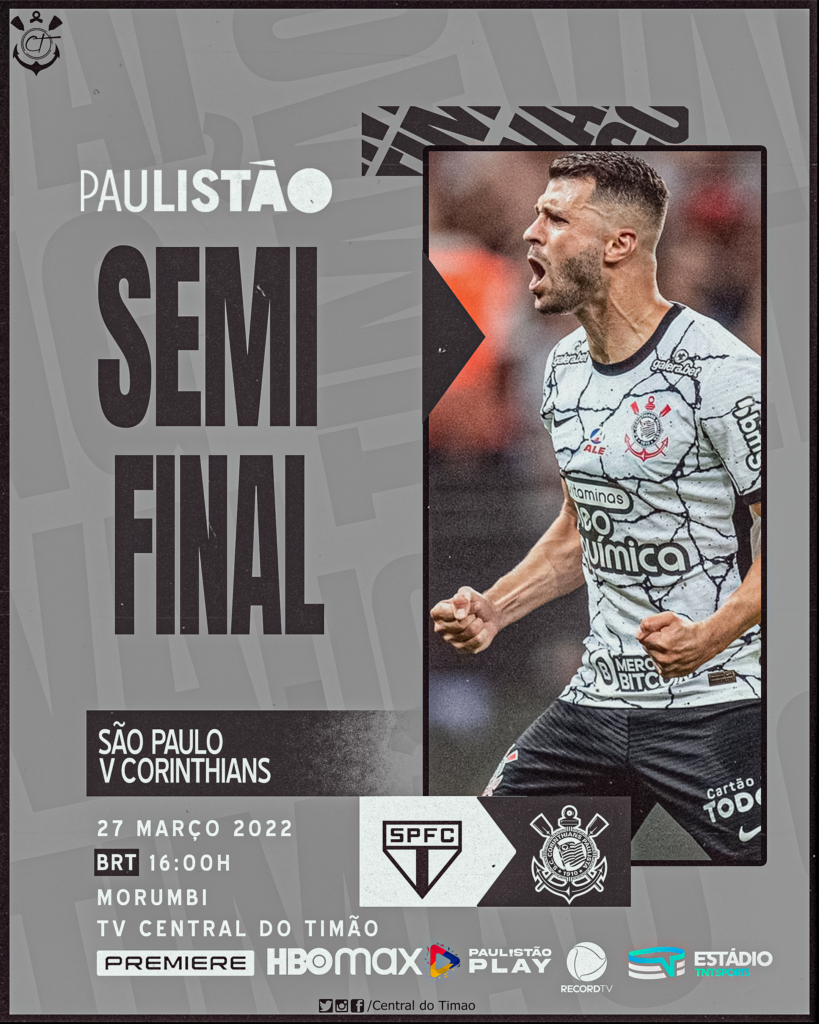 Campeonato Paulista 2022 : SPFC X CORINTHIANS – SEMIFINAL – @