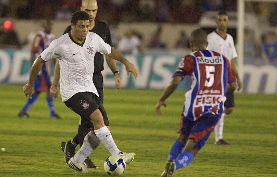 Ronaldo na partida contra o Itumbiara — Foto: Daniel Augusto Jr/Ag. Corinthians
