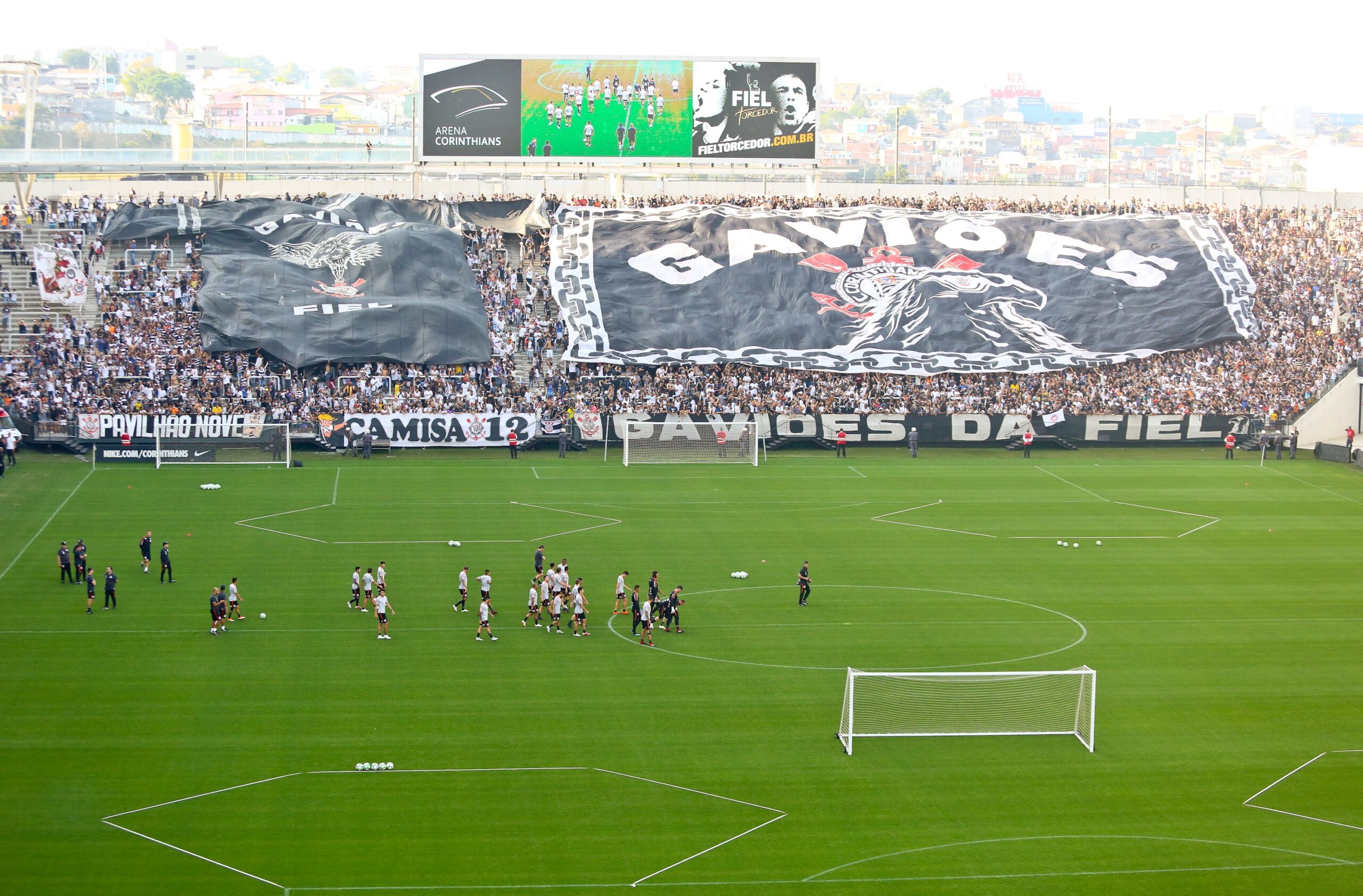 Dois próximos jogos na Arena Corinthians têm venda aberta pelo Fiel Torcedor