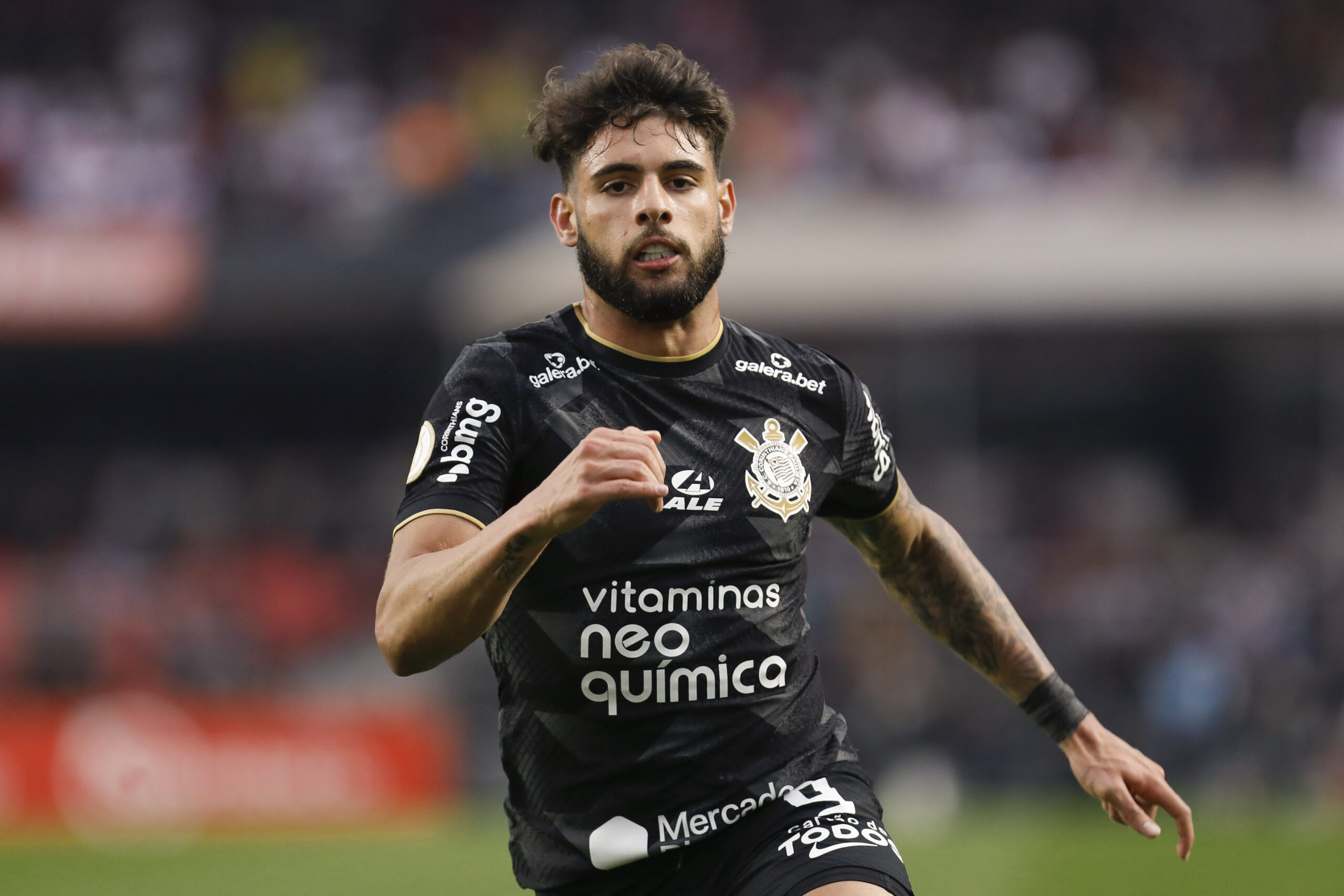 Yuri Alberto em campo pelo Corinthians.