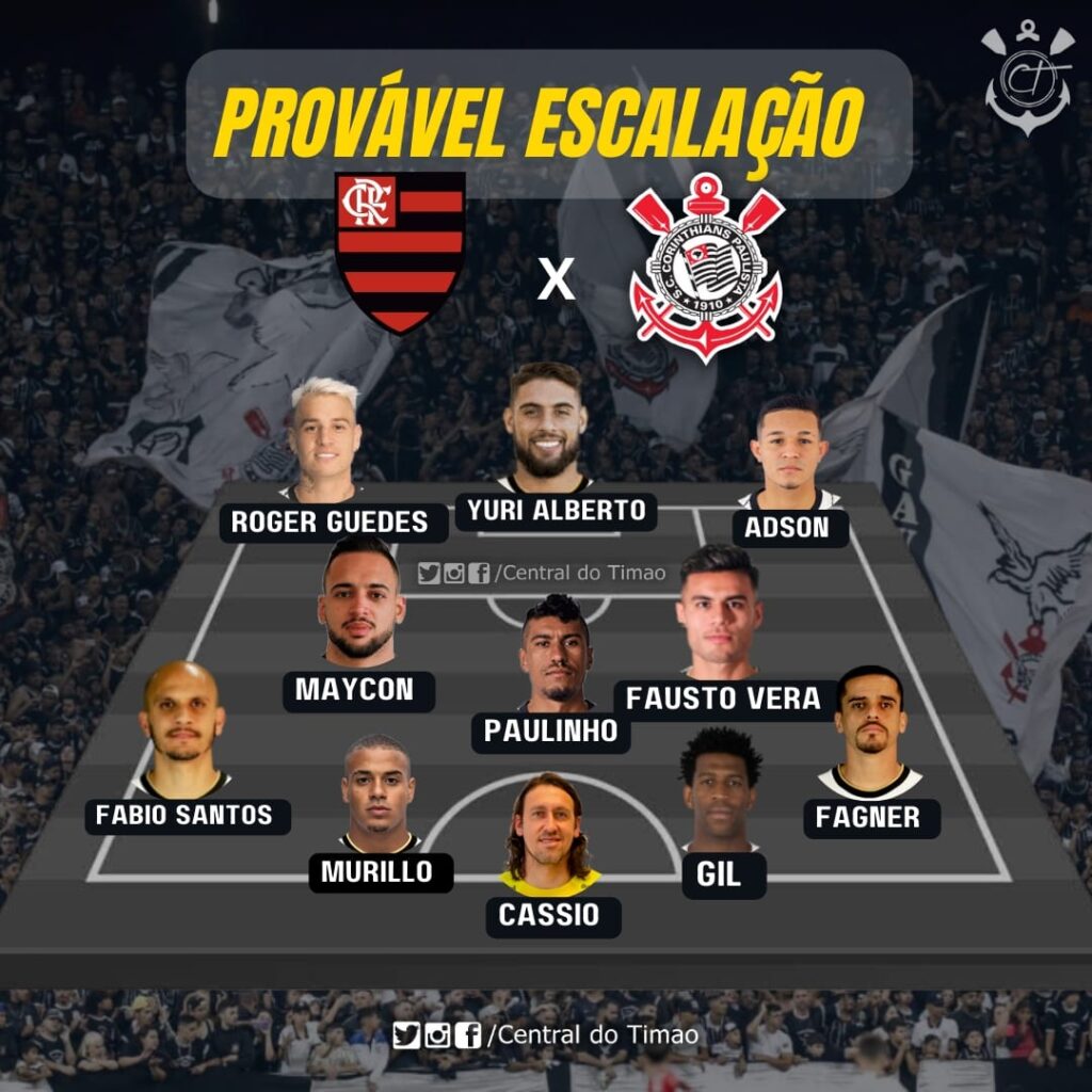 Corinthians x Flamengo: prováveis escalações, desfalques e onde assistir ao  duelo pelo Brasileirão - ISTOÉ Independente