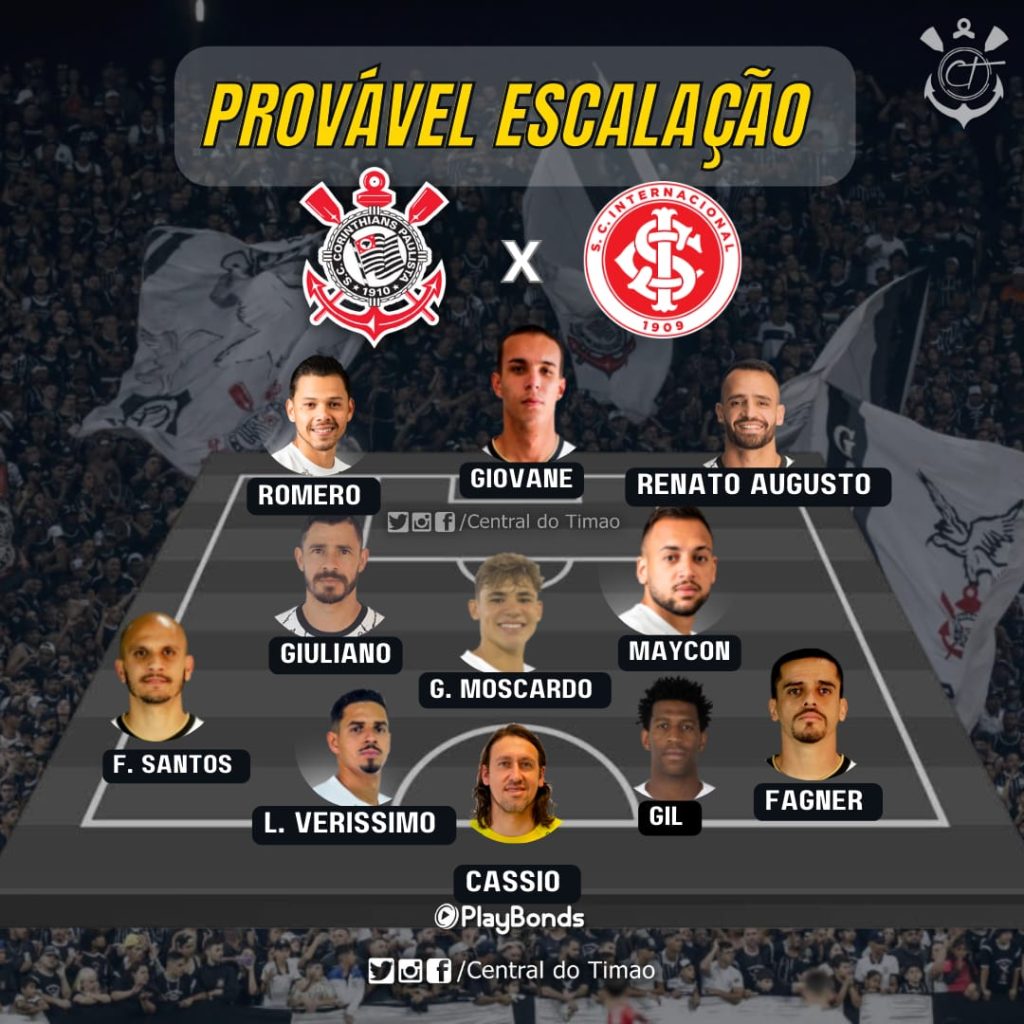 Corinthians x Internacional: onde assistir ao jogo pelo Brasileirão