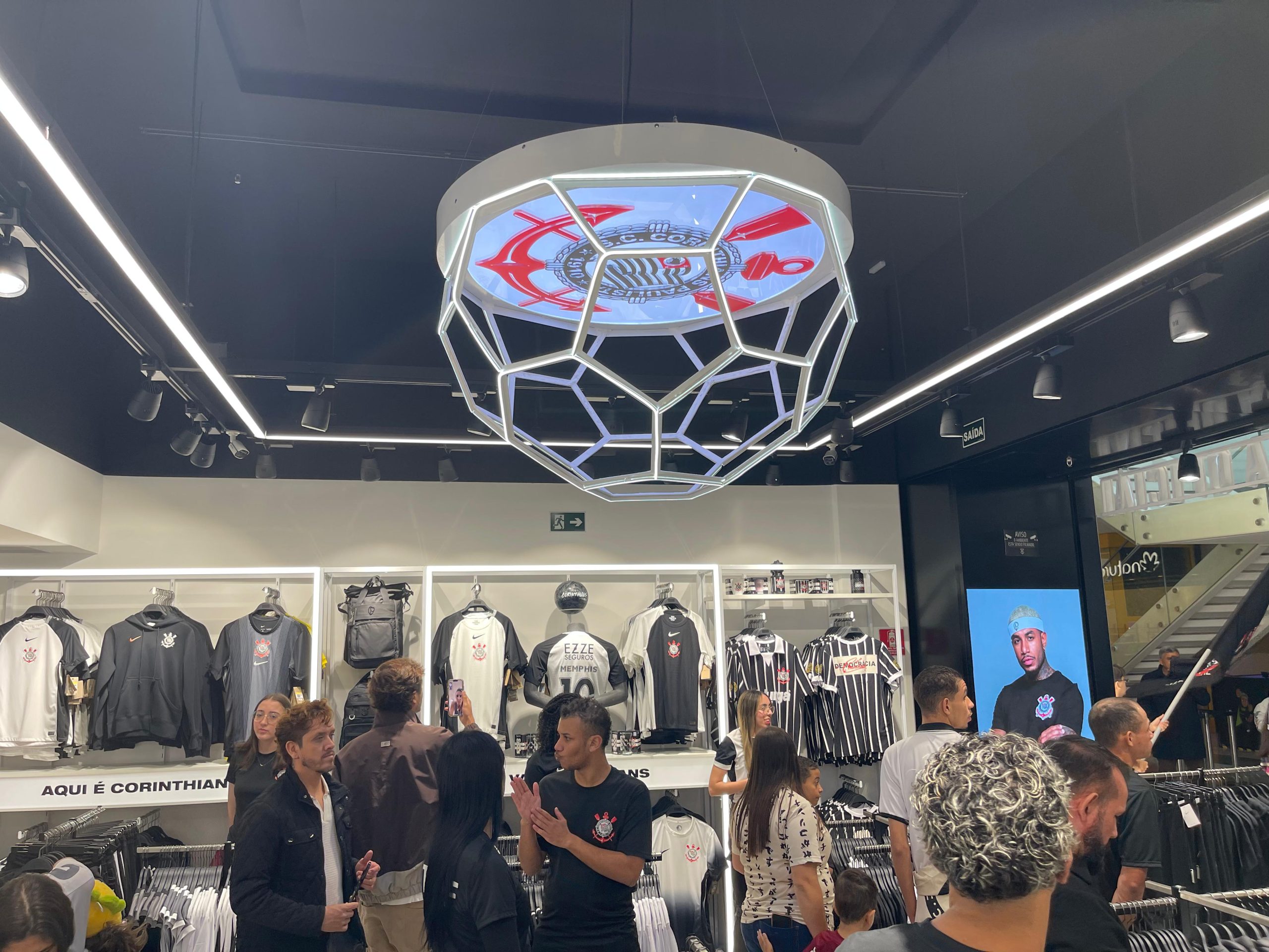 Corinthians segue expandindo varejo e inaugura nova loja oficial