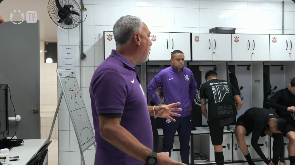 Malafaia enfatiza importância da vitória em bastidores do Corinthians Futsal
