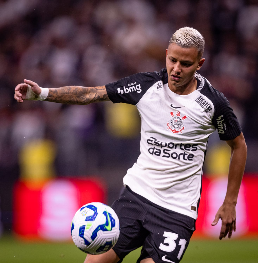 Autor do gol de título da Copinha 2024 inicia uma partida como titular pela primeira vez no Corinthians