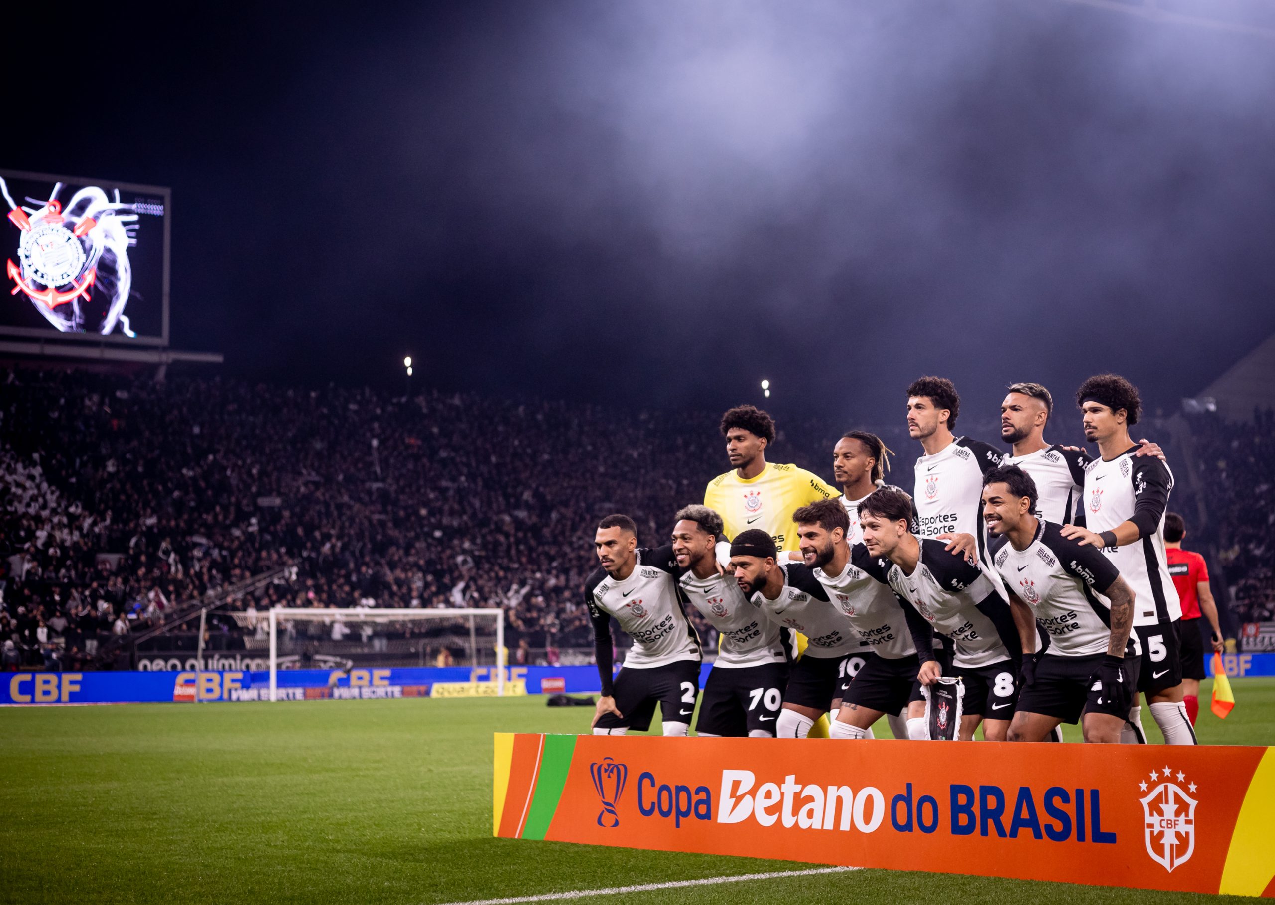 Corinthians tem o terceiro menor número de jogadores utilizados em 2025 entre clubes da Série A