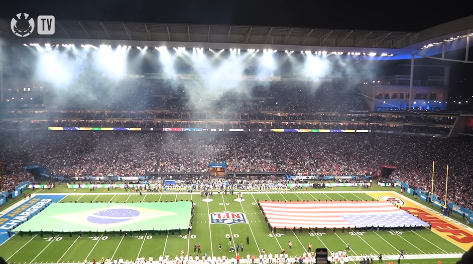 Corinthians divulga bastidores de jogo da NFL e gerente da Neo Química Arena comenta sucesso