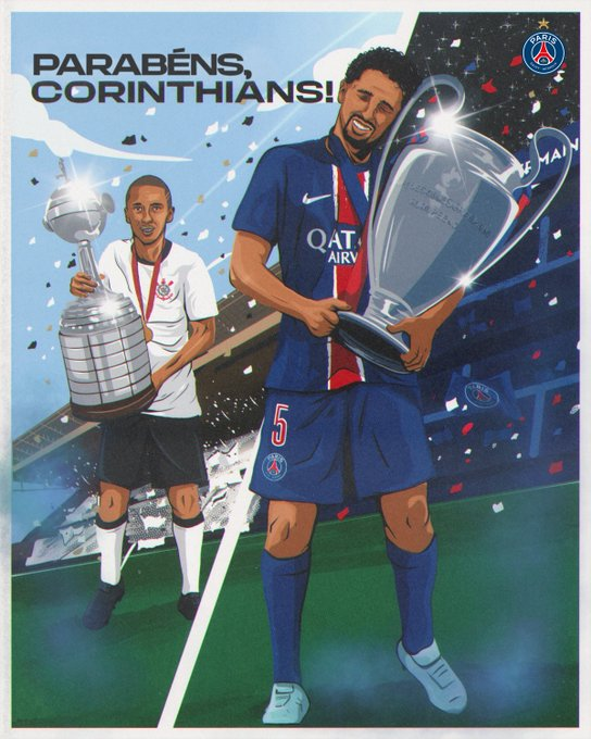 Do campeão europeu ao maior rival: clubes e instituições parabenizam Corinthians pelos 115 anos