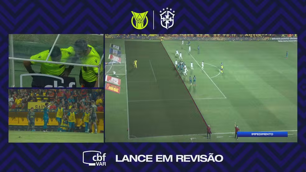 CBF divulga áudio do VAR de gol anulado do Sport contra o Corinthians no Brasileirão