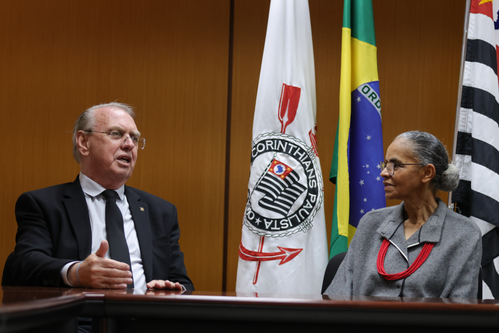 Corinthians se reúne com ministra do Meio Ambiente no Parque São Jorge